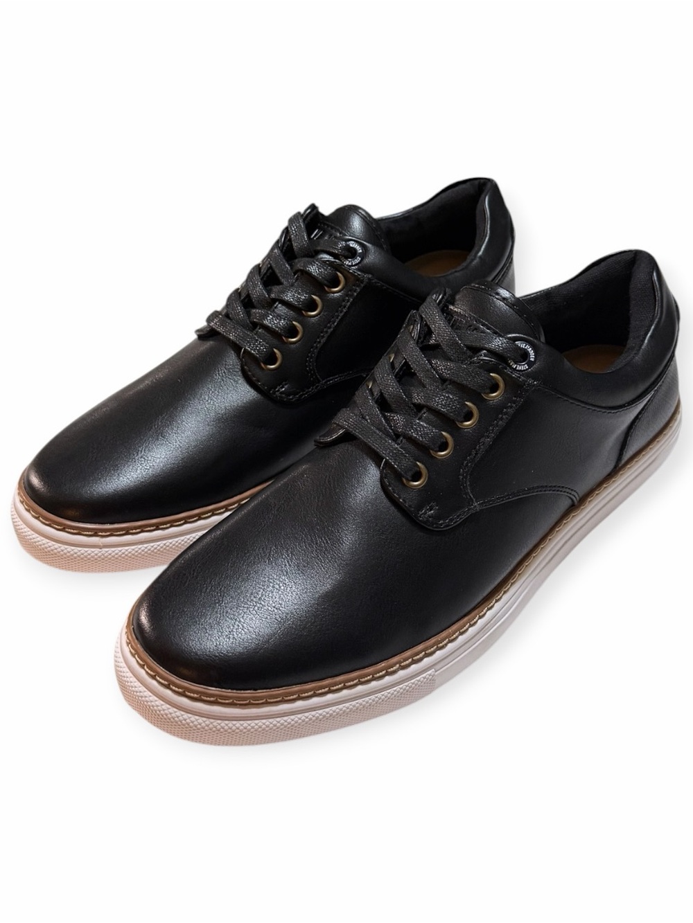 Steve Madden Black Leather Sneakers, Men’s Size 8